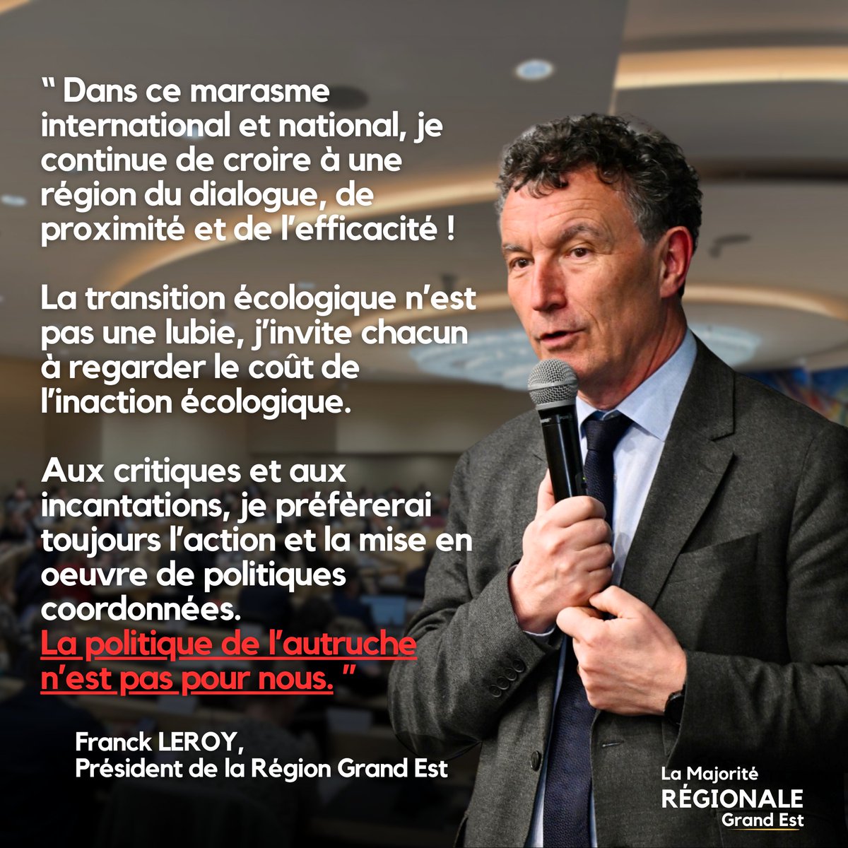 Majorité Grand Est (@majoritege) on Twitter photo Les propos introductifs du Président <a href="/Franck_LEROY_/">Franck LEROY</a> lors de la séance plénière du jour. #SPRGE Les propos introductifs du Président <a href="/Franck_LEROY_/">Franck LEROY</a> lors de la séance plénière du jour. #SPRGE