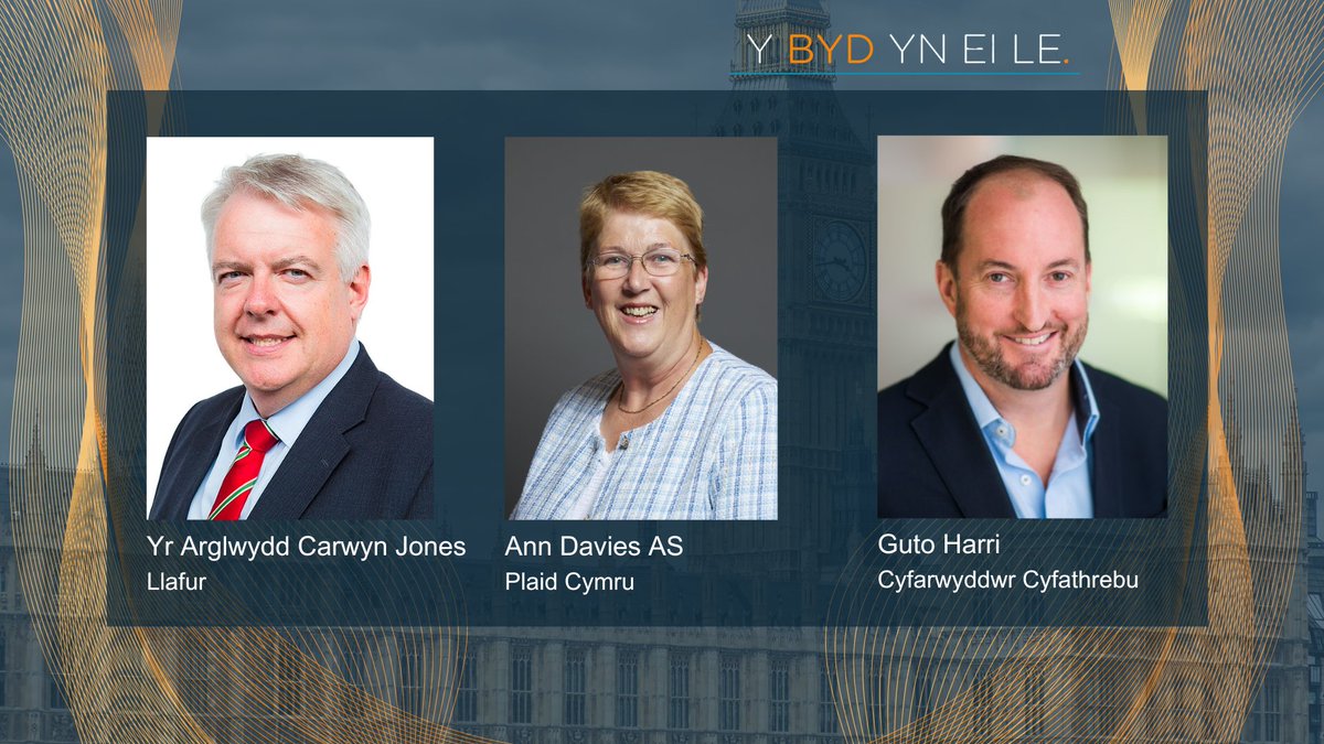 Y Byd yn ei Le (@ybydyneiles4c) on Twitter photo Mae <a href="/CHafJones/">Catrin Haf Jones</a> a <a href="/RWynJones/">Richard Wyn Jones</a> yn ôl ar gyfer eich hoff raglen wleidyddol!
Ymunwch â <a href="/CHafJones/">Catrin Haf Jones</a> a <a href="/RWynJones/">Richard Wyn Jones</a> yng nghwmni Carwyn Jones, <a href="/AnnBremenda/">Ann Davies AS / MP</a> a <a href="/Guto_Harri/">Guto Harri</a> wrth iddyn nhw roi’r byd yn ei le…o San Steffan.
Y Byd yn ei Le, 21:00 ar <a href="/S4C/">S4C 🏴</a> 27/03/25 Mae <a href="/CHafJones/">Catrin Haf Jones</a> a <a href="/RWynJones/">Richard Wyn Jones</a> yn ôl ar gyfer eich hoff raglen wleidyddol!
Ymunwch â <a href="/CHafJones/">Catrin Haf Jones</a> a <a href="/RWynJones/">Richard Wyn Jones</a> yng nghwmni Carwyn Jones, <a href="/AnnBremenda/">Ann Davies AS / MP</a> a <a href="/Guto_Harri/">Guto Harri</a> wrth iddyn nhw roi’r byd yn ei le…o San Steffan.
Y Byd yn ei Le, 21:00 ar <a href="/S4C/">S4C 🏴</a> 27/03/25