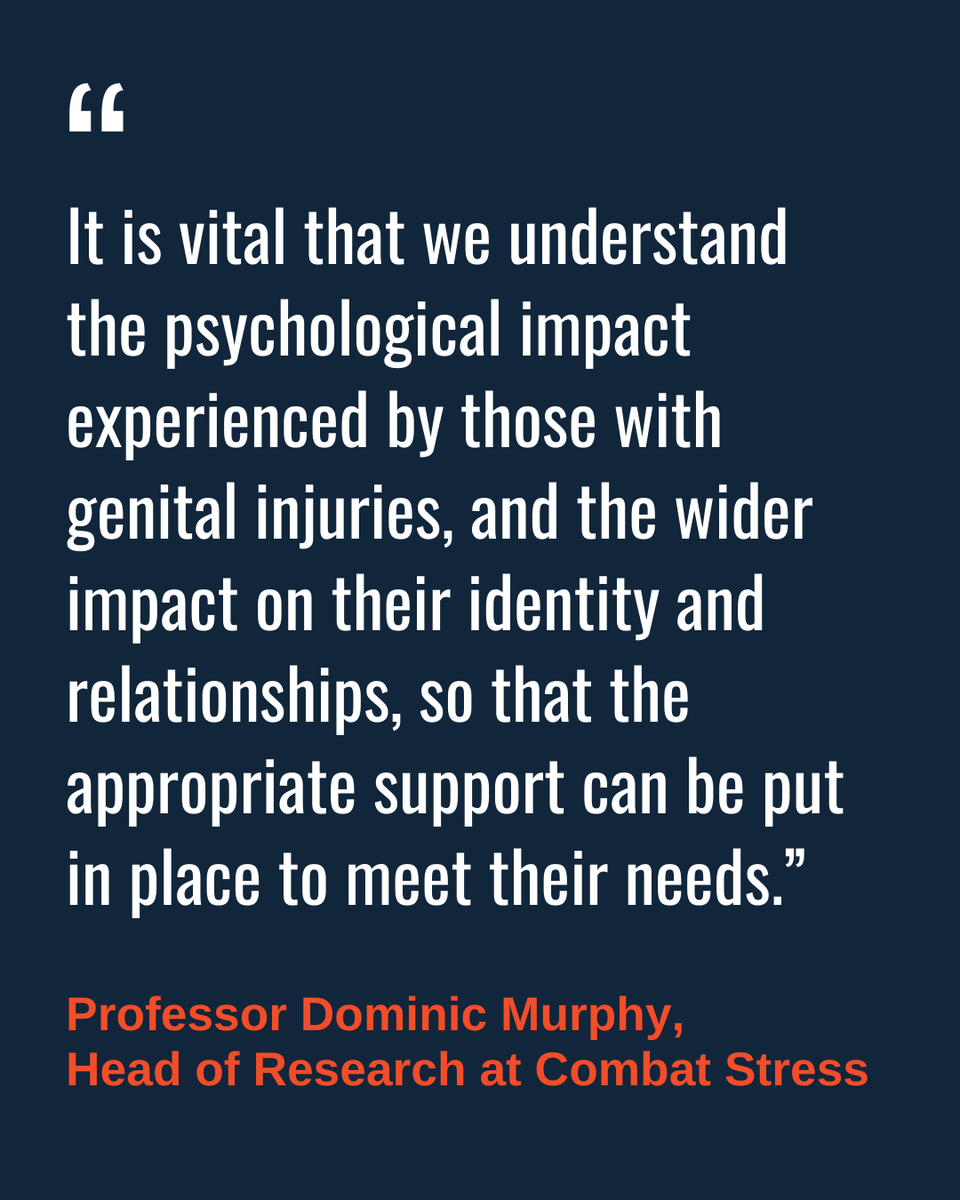 Combat Stress (@combatstress) on Twitter photo We’re proud to be joining the first large-scale study on the psychological and social impact of conflict-related genital injuries. The research, commissioned by <a href="/scarfreeworld/">Scar Free Foundation</a>, will address critical gaps in care and develop specialist support for affected military personnel, We’re proud to be joining the first large-scale study on the psychological and social impact of conflict-related genital injuries. The research, commissioned by <a href="/scarfreeworld/">Scar Free Foundation</a>, will address critical gaps in care and develop specialist support for affected military personnel,