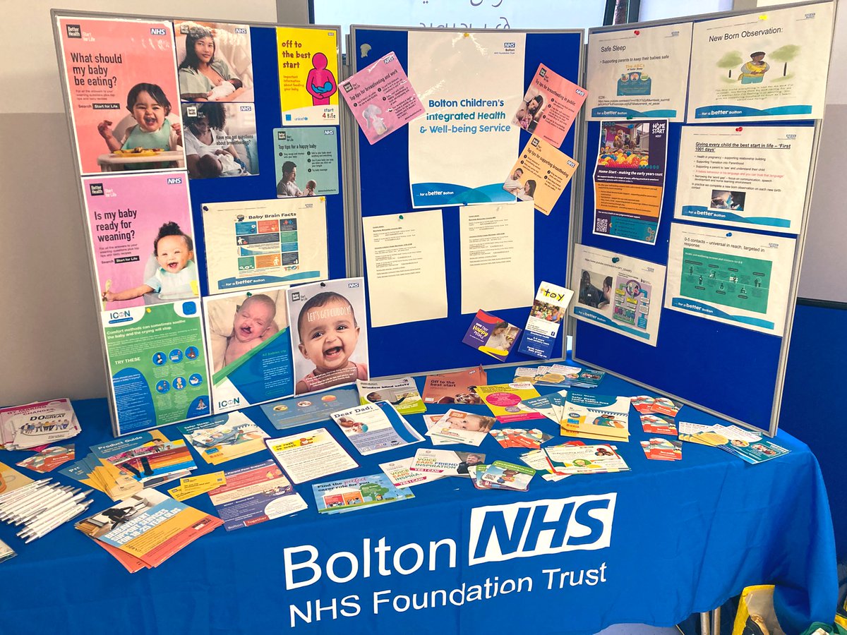 Helen79094286's tweet photo. At the hospital today hoping to share public health nursing careers information and to raise the profile of the 0-19/25 service @boltonnhsft https://t.co/9zKhrhwLfl