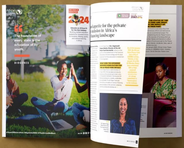 Did you know?

The need for an expanded approach for resource mobilisation where <a href="/_AfricanUnion/">African Union</a> Peace Fund looks beyond Member States is of paramount importance.

Discover more about our journey and why diversifying funding sources is key: bit.ly/4c0LVfr
#FinancingPeace