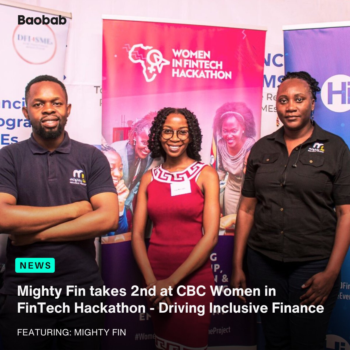 Mighty Fin takes 2nd at the CBC Women in FinTech Hackathon, standing out among 16 teams building the future of finance.

We’re proud to back companies building solutions that help communities thrive and women in business thrive, economies grow.

Congrats to the Mighty Fin Team!