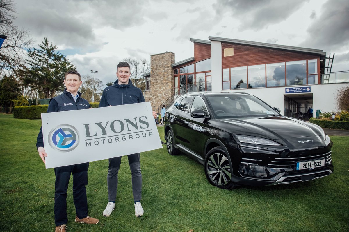 LimerickRotary's tweet image. Delighted to launch our 2025 golf classic in aid of @MilfordLmkCC  and @DSLimerick, which will involve an exciting hole-in-one contest, with the incredible prize of a brand new BYD car, generously donated by @LyonsLimerick 

➡️Register your team here bit.ly/4khATpI