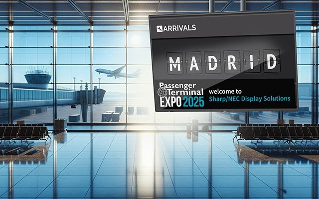 Safe, secure &amp; #sustainable: find out how <a href="/SharpNEC_EU/">Sharp_NEC_Display_Solutions_Europe</a> is serving the #aviation industry.
Join us at <a href="/PTExpo/">Passenger Terminal Expo & Conference</a> for #energyefficient #FIDS, #digitalsignage &amp; #controlroom solutions, purpose-designed for mission-critical environments.
tinyurl.com/33vwzfh4
#airports #LED #videowall