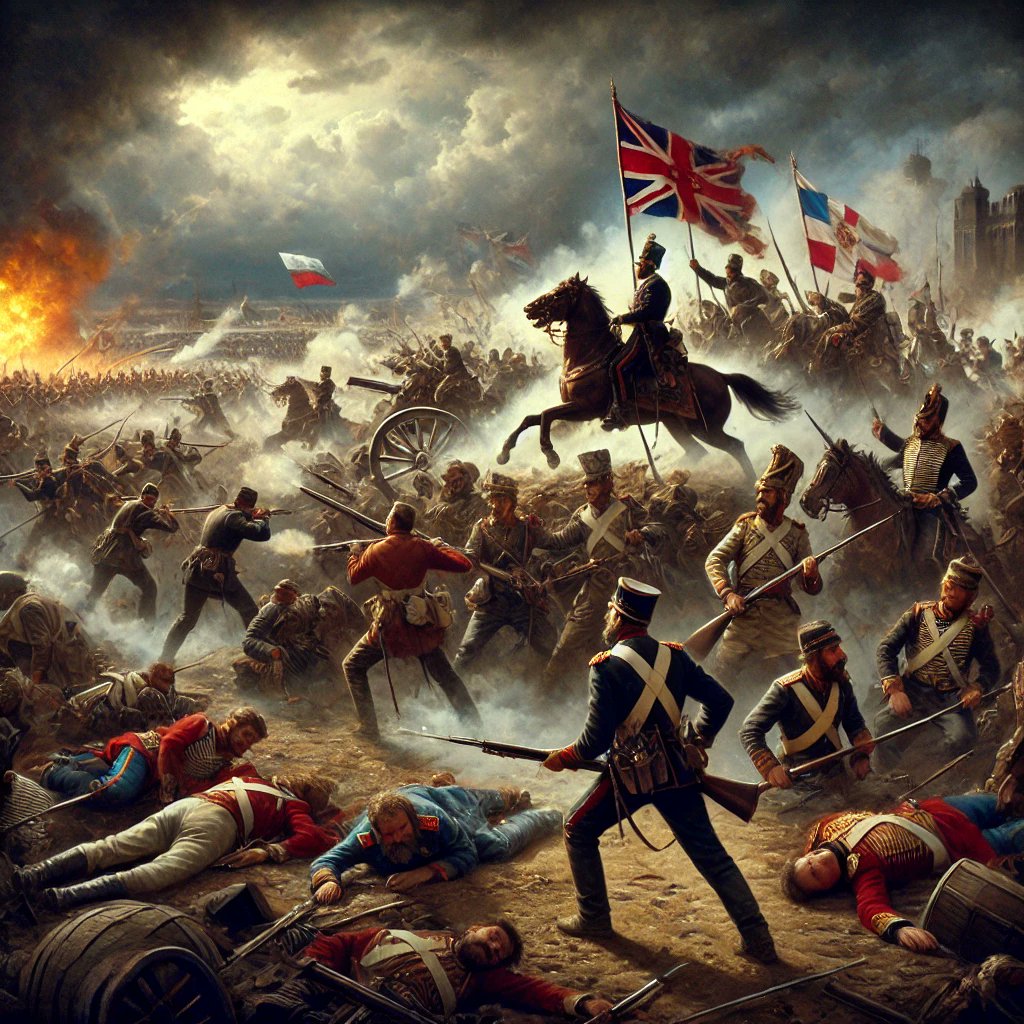 Williams_ODarko's tweet photo. 🚨 On This Day in 1854 🚨
The Crimean War began as the UK &amp; France declared war on Russia. A brutal conflict that shaped modern warfare! ⚔️🔥
#KennedyAgyapong #Basintale #ACCMall #ELevy #skytrain #ASHLEYASHLEY https://t.co/FXTt7tkSk5
