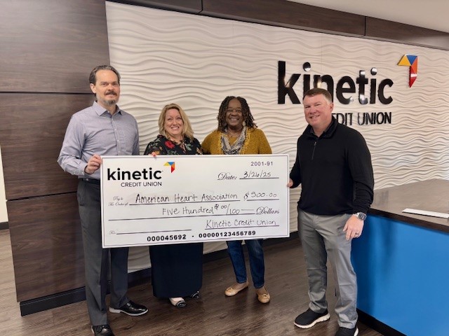 Kinetic Credit Union (@kineticcu) on Twitter photo Proud to support the American Heart Association! <a href="/american_Heart/">American Heart Association</a> #kineticcommunity Proud to support the American Heart Association! <a href="/american_Heart/">American Heart Association</a> #kineticcommunity