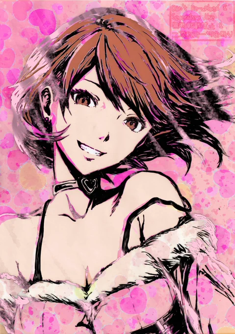 岳羽のゆかりっち/Yukari Takeba 筆ペン画ワンドロ49分作+彩色 one-hour drawing challenge by brush pen(Completed in 49min)+painting ピンクといえば彼女 So pink(。•ᴗ•∩) #Persona3 #ペルソナ3 #Persona3Reload #ペルソナ3リロード #YukariTakeba #fanart #筆ペン画