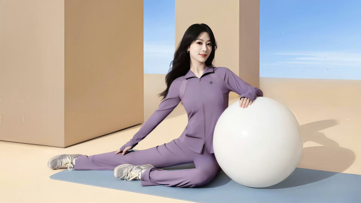 dunhien0101's tweet photo. The purple girl is so pretty, supple and flexible, just like she is doing Yoga.
#YangZi #DươngTử
#Bosideng https://t.co/N7CKIys5s4