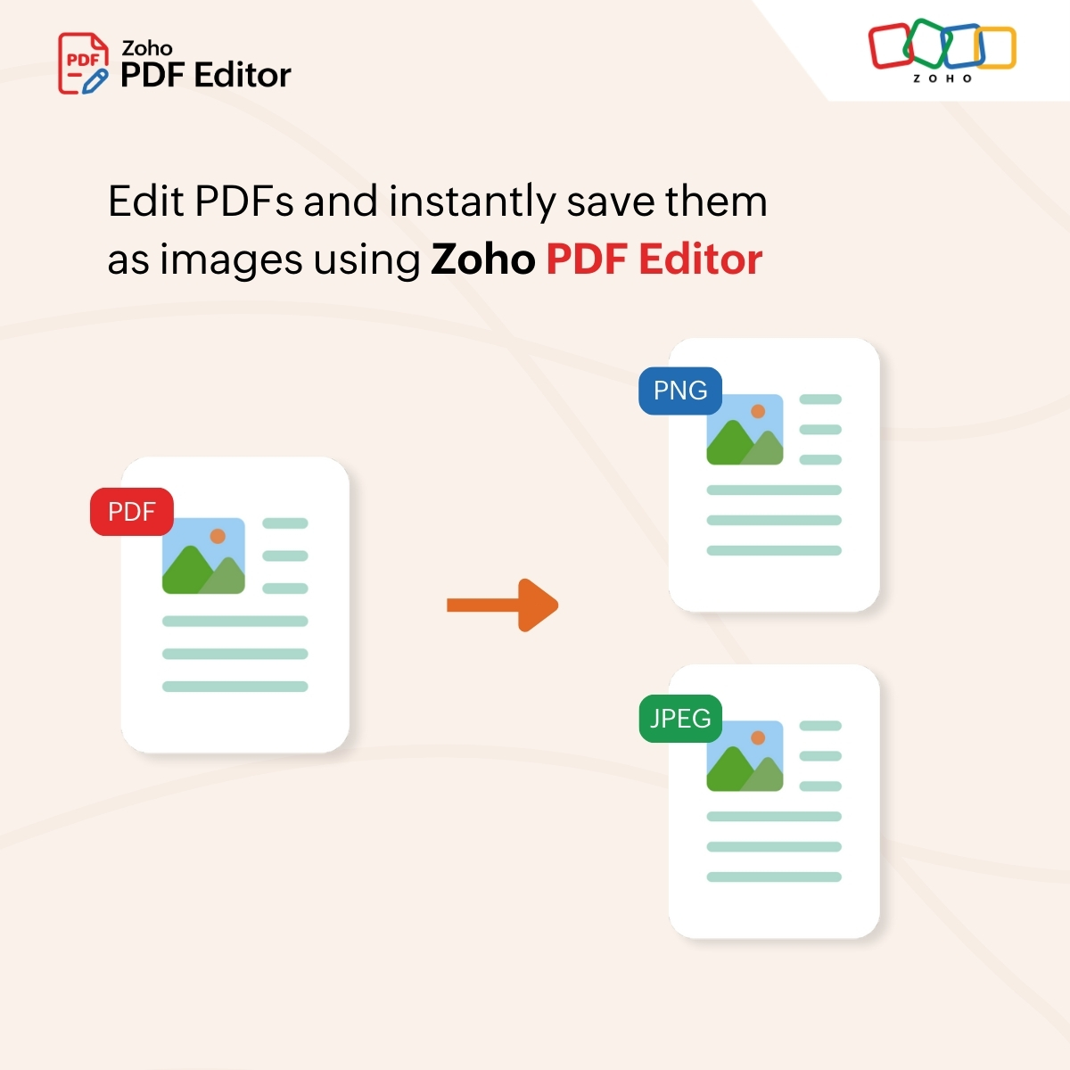 Zoho PDF editor (@zohopdfeditor) on Twitter photo There's no need to convert edited PDFs into images separately anymore! With Zoho PDF Editor, you can instantly edit, save them as images, and use them in emails, presentations, or social media. Try now ๐ zurl.co/O7bo1
<a href="/ZohoWriter/">Zoho Writer</a> <a href="/ZohoWorkDrive/">Zoho WorkDrive</a>
#pdfediting #zoho There's no need to convert edited PDFs into images separately anymore! With Zoho PDF Editor, you can instantly edit, save them as images, and use them in emails, presentations, or social media. Try now ๐ zurl.co/O7bo1
<a href="/ZohoWriter/">Zoho Writer</a> <a href="/ZohoWorkDrive/">Zoho WorkDrive</a>
#pdfediting #zoho