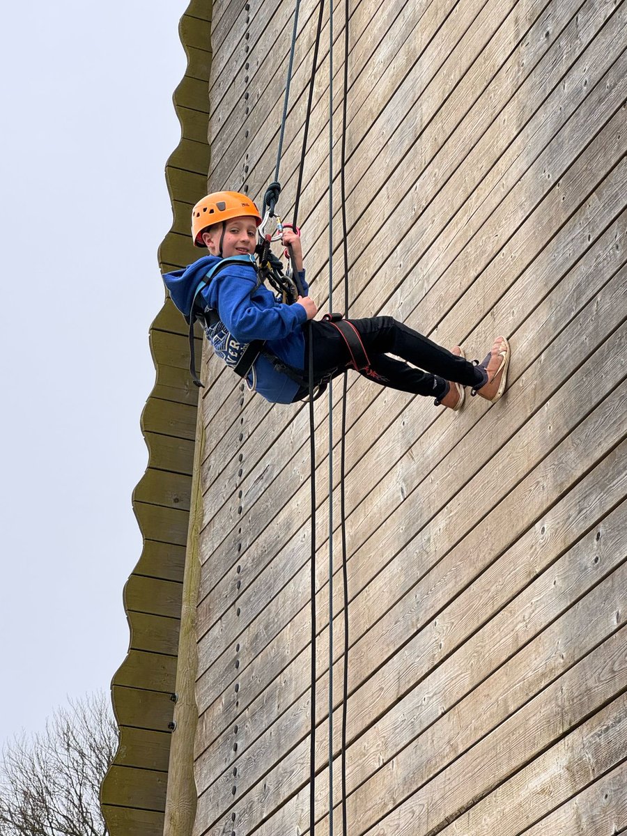 Abseiling fun <a href="/PGLTravel/">PGL Schools & Groups</a> 😊👍🏻