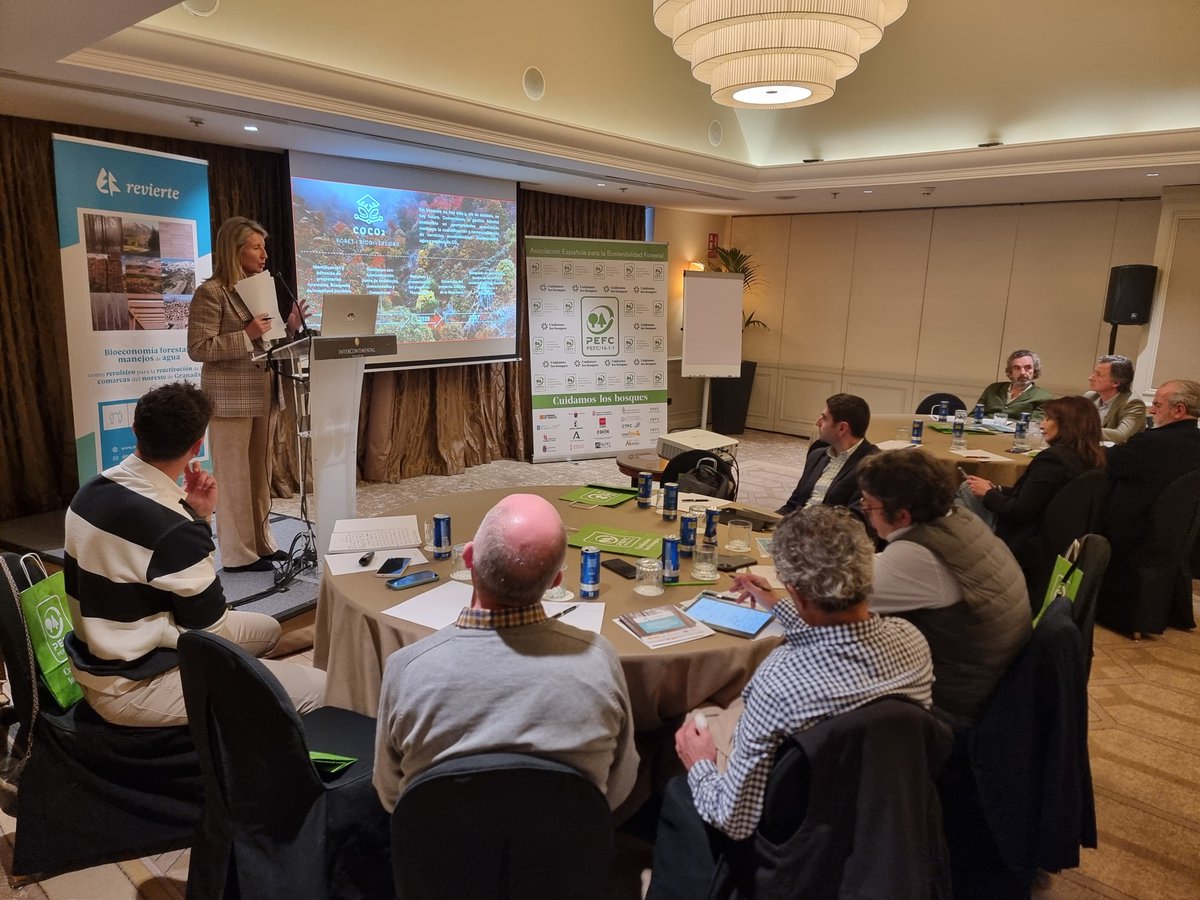 Ayer junto a #FORET organizamos la jornada #GestiónForestalSostenible y #ServiciosEcosistémicos dentro del proyecto <a href="/revierteGranada/">Revierte</a> y donde visibilizamos las oportunidades de mercado de los bosques y los servicios que ofrecen a la sociedad <a href="/ecoacsa/">ecoacsa</a> <a href="/CarbonX_es/">CarbonX</a> @boscalia #ecobase