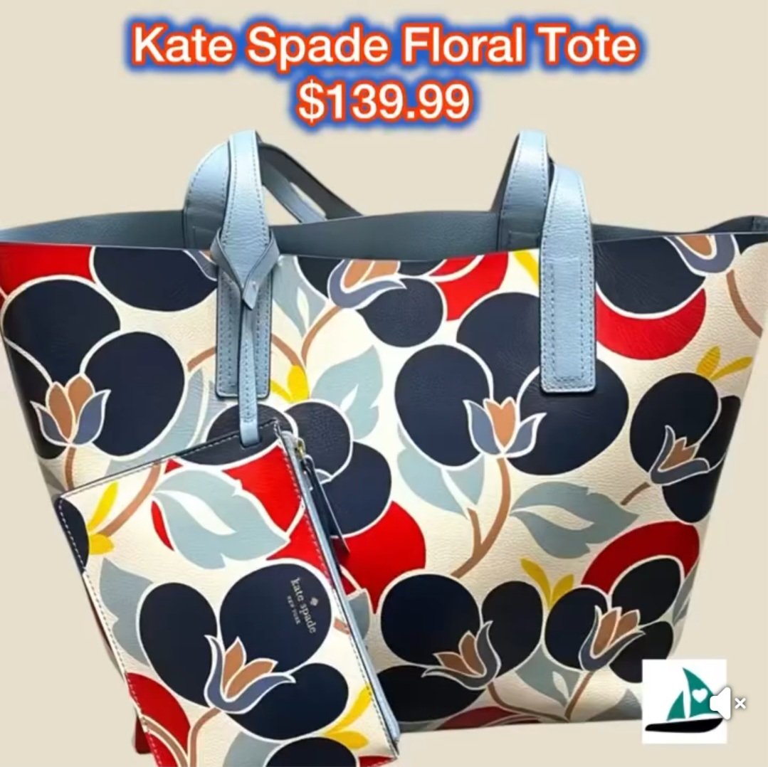 FTH_Consignment's tweet image. NEW ARRIVAL!
Kate Spade Floral Leather Tote, White/Red/Blue, 2 Shoulder Straps, Attached Zip Pouch, $139.99

#budgetfriendlyfashion #consignmentatitsbest #shopsecondhandfirst #resale #consignment #sustainablefashion #luxuryconsignment #preloved #designerresale  #upscaleresale