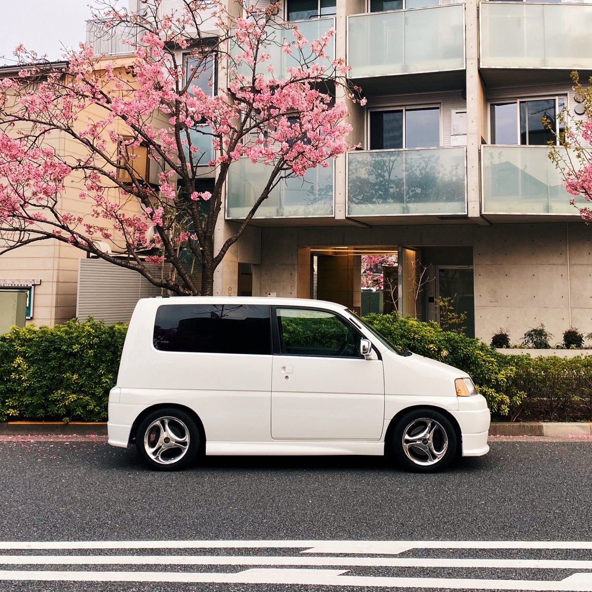 桜と愛車です🌸🚗
#hondasmx #honda