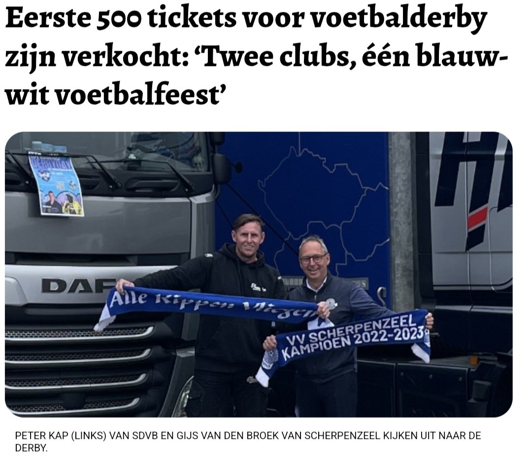 ‼️ Kaartverkoop SDVB - Scherpenzeel alleen online

sdvbarneveld.weticket.io/derbyday/shop

facebook.com/share/p/1FZmNG…
