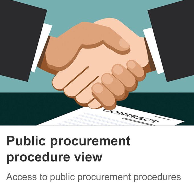 Easily accessible #PublicProcurement data is key. 

Have you visited our ‘Public procurement procedure view’? 

This collection enhances the findability and accessibility of EU tenders for non-experts: europa.eu/!gGQKTF 

<a href="/EUTenders/">EU Tenders (TED)</a> <a href="/EEN_EU/">Enterprise Europe Network 🇪🇺</a>