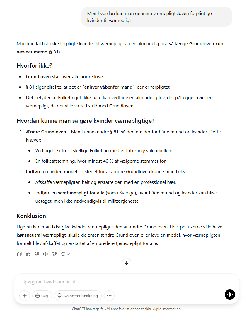 Jeg fandt faktisk et område hvor <a href="/ChatGPTapp/">ChatGPT</a> og jeg er enige! 😅
