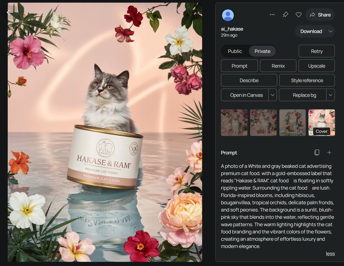 ai_hakase_'s tweet image. ✨速報✨
「Ideogram V3」で文字入り画像が神レベルに！😳

ロゴもポスターも、AIがプロ級のデザインをアシストしてくれるって知ってました？🎨

デザイン苦手な人も、もう迷わない！😊

👇️ このスレッドで使い方を分かりやすく解説していきます！

#IdeogramV3 #AI画像生成 #デザイン @ideogram_ai