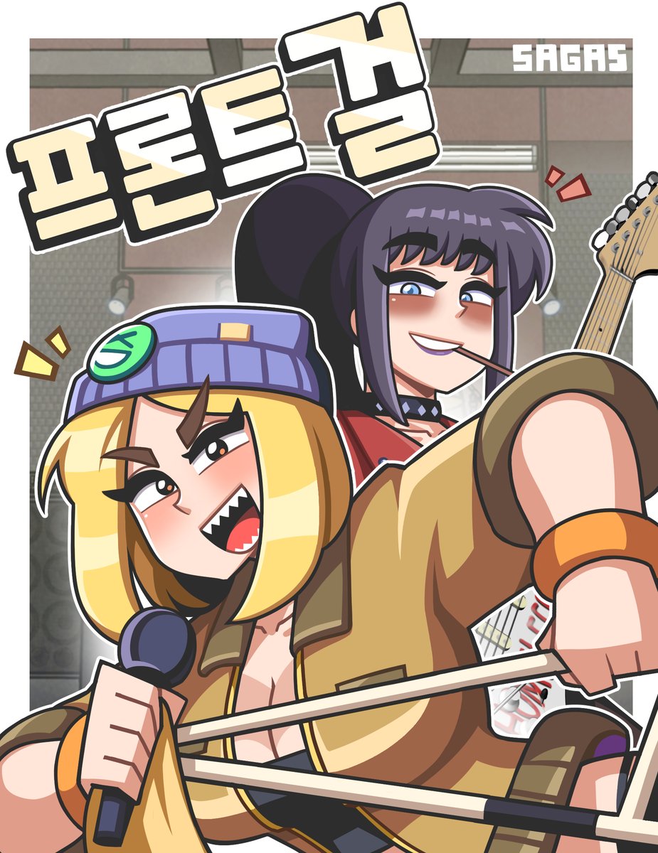 Sagas293's tweet image. &apos;프론트걸&apos; 썸네일용 그림
공모전 결과에 따라서 4,5월 중에 업로드할 예정입니다