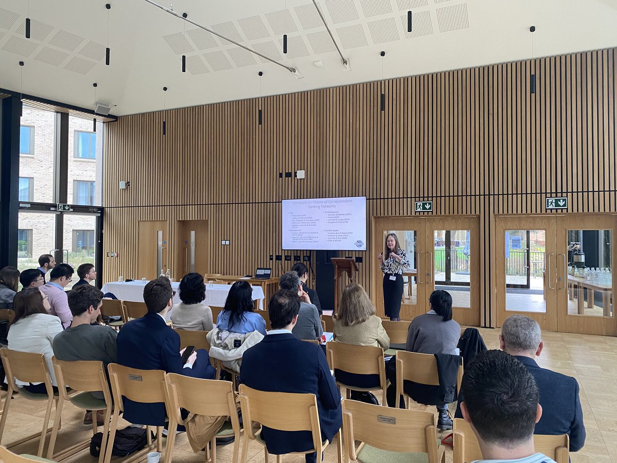 Global Correspondent Banking 1870-2000 (@glocobank) on Twitter photo Welcome to all our participants at today’s #glocobank conference on cross-border payments in historical perspective. We start with GloCoBank PI Catherine Schenk discussing global correspondent banking over the long 20th century
<a href="/OxfordESH/">Oxford Economic & Social History</a> <a href="/OxfordHistory/">Oxford History</a> Welcome to all our participants at today’s #glocobank conference on cross-border payments in historical perspective. We start with GloCoBank PI Catherine Schenk discussing global correspondent banking over the long 20th century
<a href="/OxfordESH/">Oxford Economic & Social History</a> <a href="/OxfordHistory/">Oxford History</a>