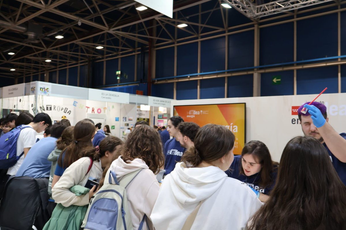 🚀 ¡Ya estamos en #MadridEsCiencia! 

Hoy y hasta el sábado, te esperamos con muchas ganas y muchos experimentos en <a href="/IFEMA/">IFEMA MADRID</a> ¿porque no te pasas y conoces a nuestros investigadores de IMDEA Energía? 

¡Te esperamos! ⚡️💪🏼

📍 Pabellón 1, acceso por la Puerta Sur. IFEMA Madrid
📅