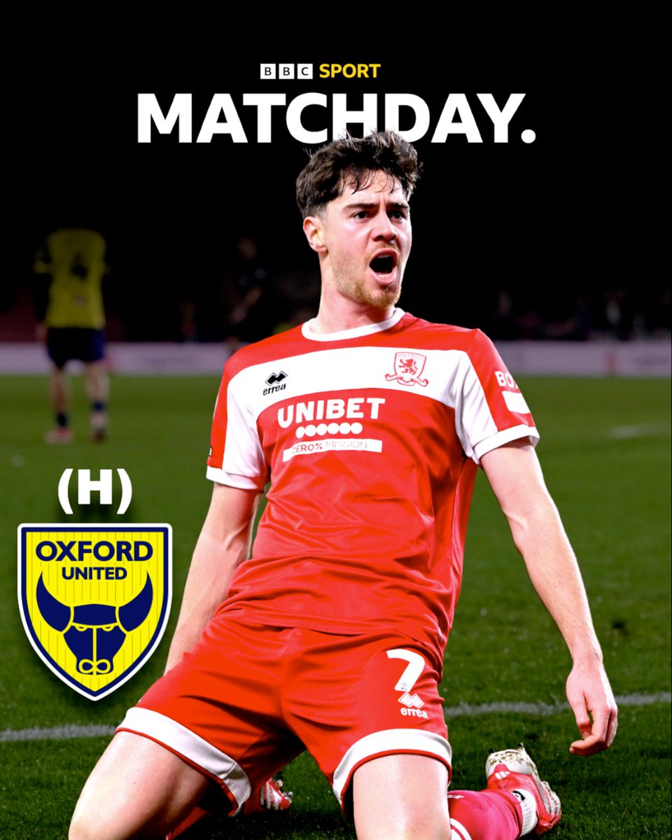 BBC Sport Tees (@bbcteessport) on Twitter photo Back to business π
π΄ Boro π Oxford Utd π‘
ποΈ Riverside Stadium
β° KO 15:00
ποΈ <a href="/pauladdo/">Paul Addison</a>
π£οΈ <a href="/MarkosDiSantos/">Mark Drury</a> & <a href="/nmaddo/">Neil maddison</a>
#Boro | #UTB | #BBCFootball Back to business π
π΄ Boro π Oxford Utd π‘
ποΈ Riverside Stadium
β° KO 15:00
ποΈ <a href="/pauladdo/">Paul Addison</a>
π£οΈ <a href="/MarkosDiSantos/">Mark Drury</a> & <a href="/nmaddo/">Neil maddison</a>
#Boro | #UTB | #BBCFootball