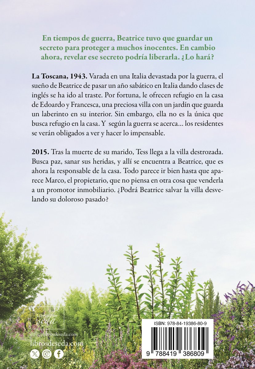 Libros de Seda (@librosdeseda) on Twitter photo Pronto tendremos algo nuevo de <a href="/FionaValpy/">Fiona Valpy</a>; La villa del laberinto, que llegará a librerías en abril, de la mano de <a href="/udllibros/">Udl Libros</a>. Una nueva historia de vida y supervivencia en la Segunda Guerra Mundial, ambientada en la Toscana italiana. Pronto tendremos algo nuevo de <a href="/FionaValpy/">Fiona Valpy</a>; La villa del laberinto, que llegará a librerías en abril, de la mano de <a href="/udllibros/">Udl Libros</a>. Una nueva historia de vida y supervivencia en la Segunda Guerra Mundial, ambientada en la Toscana italiana.