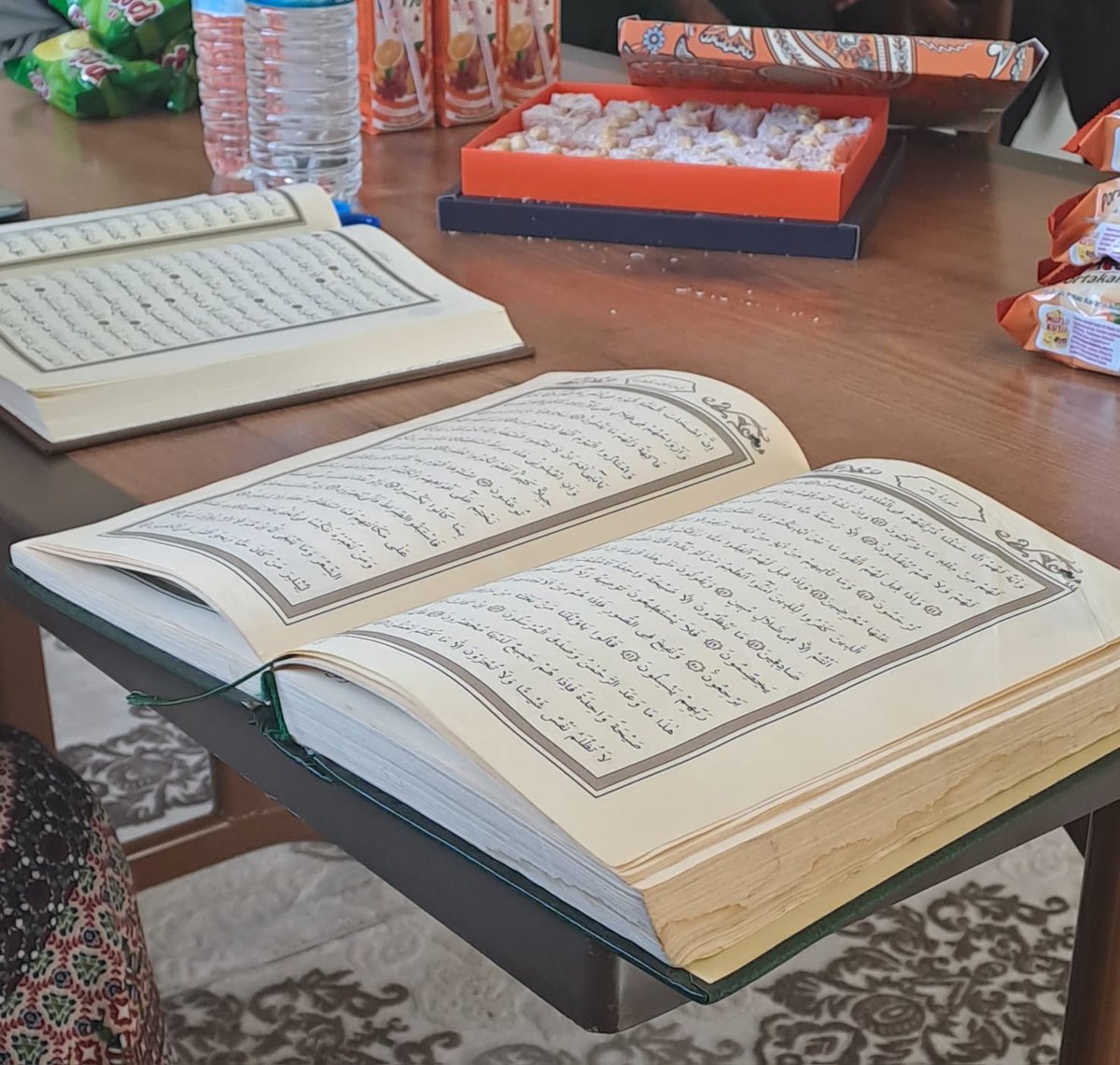 📍Mehmed Emin Tokadi Kız Yurdumuzda bin aydan daha hayir olan kadir gecesine özel iftar  programi ve tamamlanan hatimler icin dua yapildi. Tüm dualarimizin kabulu olmasi dilegiyle Kadir Gecemiz mübarek olsun.