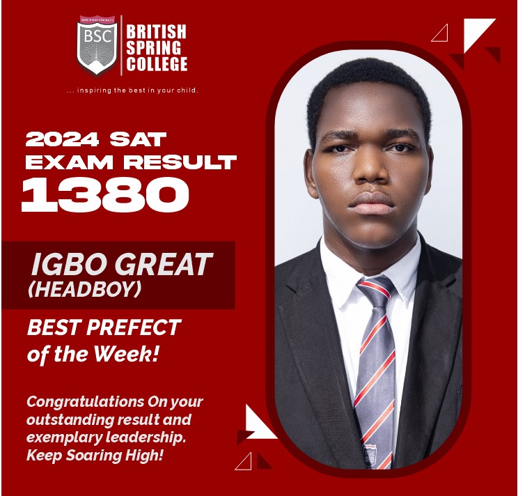 BritishAwka's tweet photo. Meet Our Best Prefect of the Week!

We are proud to recognize our outstanding Head Boy, Igbo Great, as this week's Best Prefect! https://t.co/EuMajjR5z7