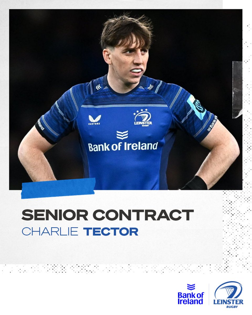 ✍ Charlie Tector has signed his first senior contract!

Congrats, Charlie. 👏

#NeverLessThanEverything