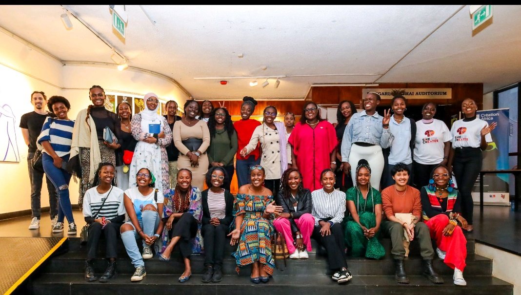 NAICCON's tweet photo. We launched #SheCreates and we couldn't be more excited. This program is designed to empower and elevate African Creative Women by providing them with knowledge and resources they need to thrive in the Creative and Digital Arts Industry.@AFKenya @FranceinKenya https://t.co/ObiSs0NY0j