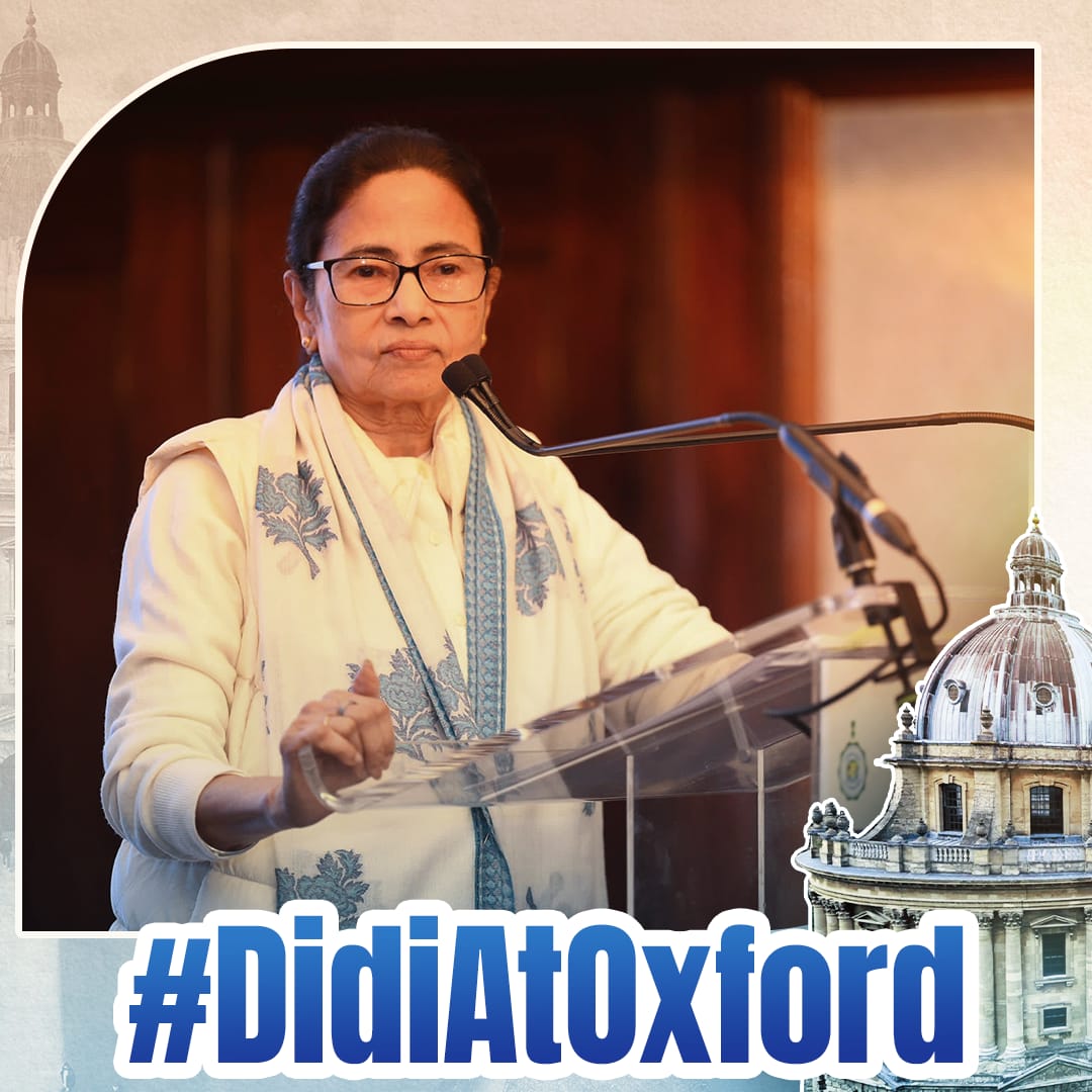 shekhar_AITC's tweet photo. @MamataOfficial’s leadership ensures 38% women MPs, leading India in political representation from Bengal. #DidiAtOxford https://t.co/wWiQhli0pT