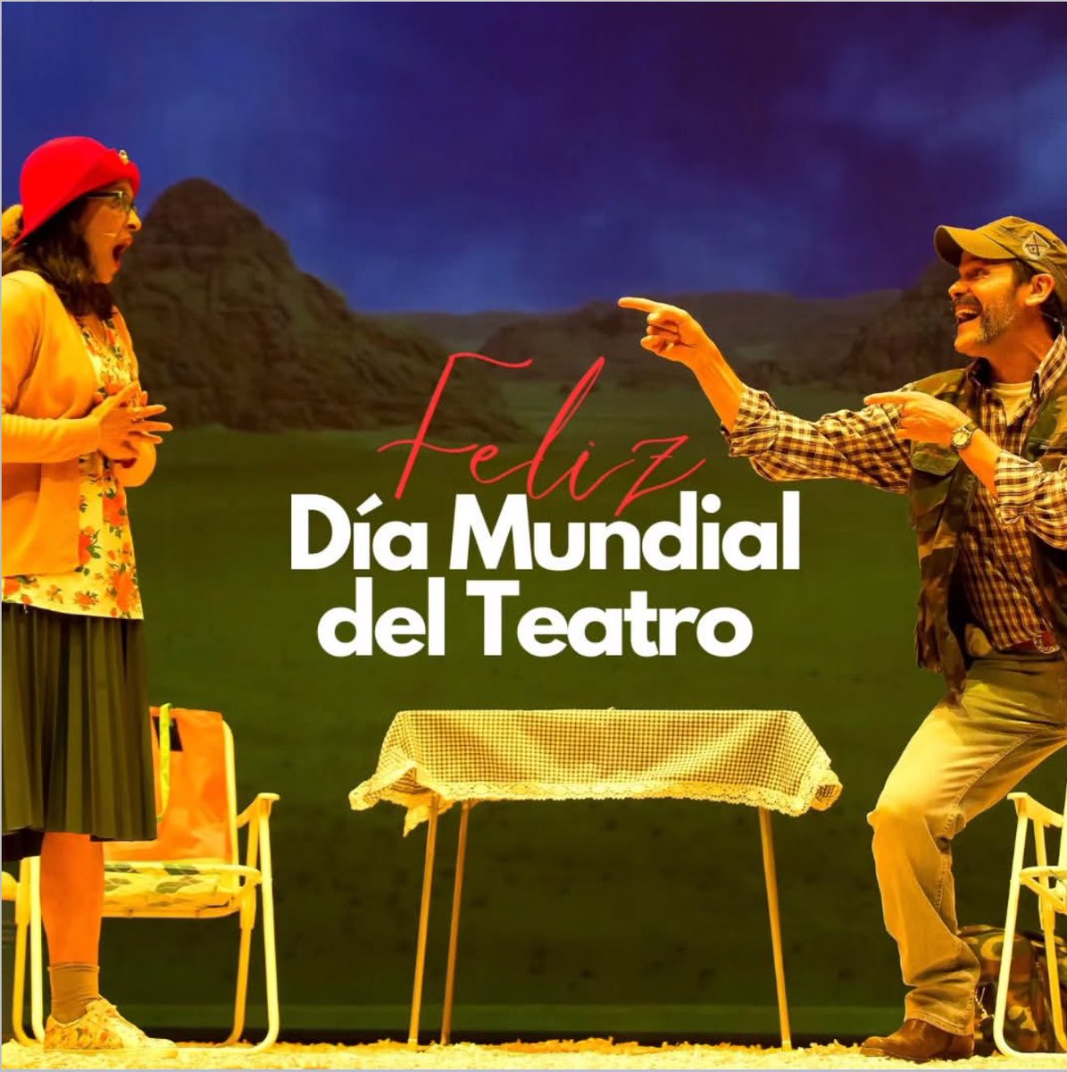 ¡Feliz #DíaMundialDelTeatro !
Esta noche inauguramos nuestra exposición #40DELIRIOS con la lectura del manifiesto y la actuación de la 101 Brass Band y Aristides Moreno🥳

Nos vemos a las 20:30 horas en La Cúpula (Plaza de la estación en Tacoronte)