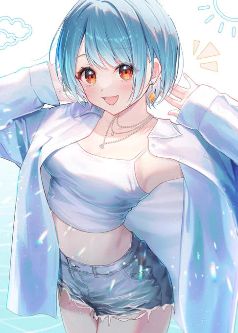 ショートらむち#らむねはいか画 