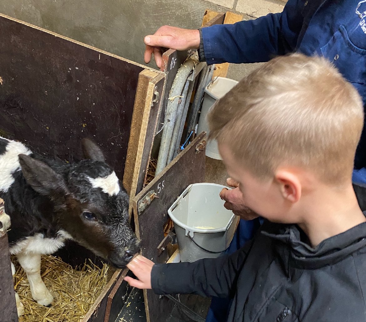 SBOHetMozaiek's tweet photo. De boer op, bezoek van groep 6/7 op de boerderij 🐄🐐🐮 @SBOHetMozaiek https://t.co/96u6XH8OJH