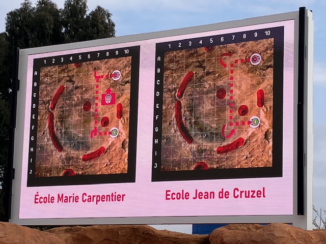 1/2 #CSTI Défi Robots Martiens, un projet <a href="/CiteEspace/">Cité de l'espace</a> <a href="/DAACToulouse/">DAAC Toulouse</a> pour 8 classes <a href="/actoulouse/">Académie de Toulouse</a> . Les élèves de cycle 2 participent à un défi collaboratif destiné à piloter le rover Persévérance. Un projet pour susciter les vocations scientifiques de demain ! <a href="/BenmiloudKarim/">Karim BENMILOUD</a>