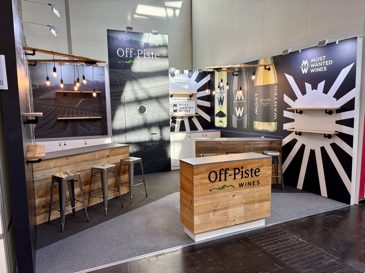 Few shots of our work at #ProWein in #Dusseldorf last week, these two beauties for fabulous and long standing clients Babich Wines Ltd and Off-Piste Wines Hope you all had a fantastic show guys! #standdesign #tradeshowbooth #exhibitionstand #winetrade #ontothenextone