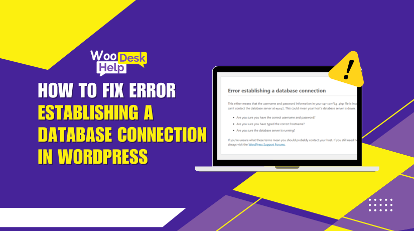 WooHelpDesk's tweet image. #WordPress Site Down? You might be facing the dreaded "Error Establishing a Database Connection." Here's how to fix it step by step! shorturl.at/6zaje
#wordpressfix #databaseerror #WordPressHelp #woohelpdesk #DevTips #wordpresssupport #wordpress