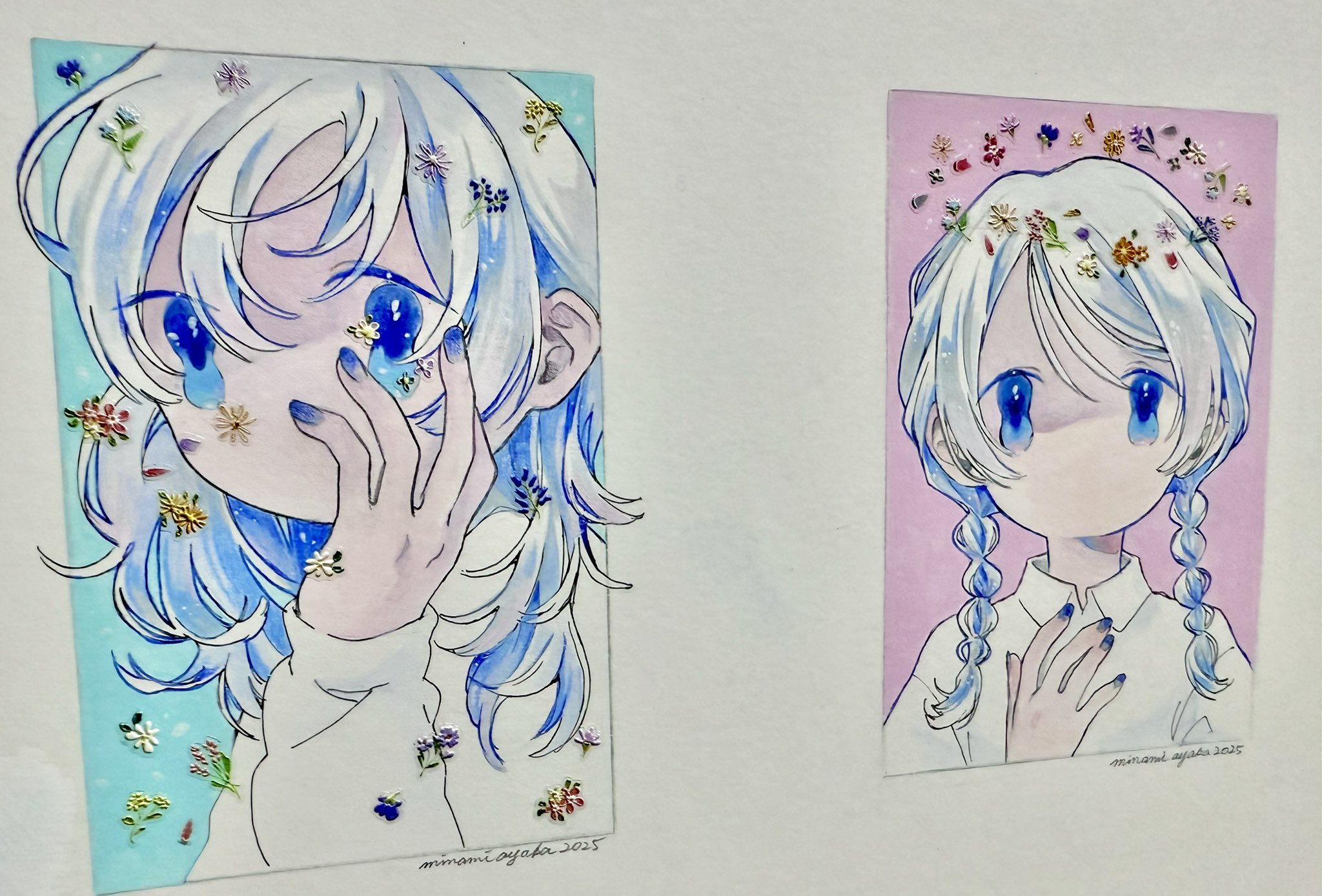 南あやかアクリルキャンバス作品