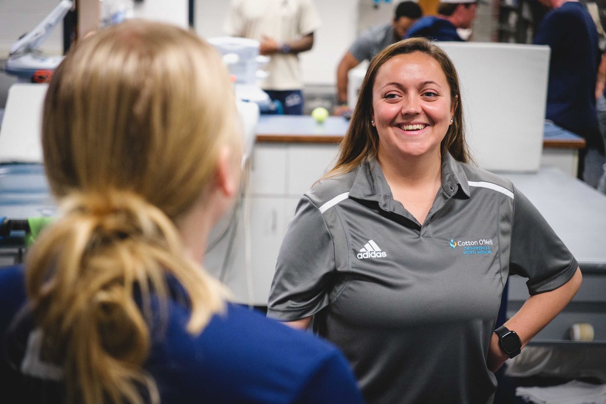 Today’s #NATM shoutout goes to Lauryn Leininger! Lauryn is a familiar face to many as she is a WU alum!! We are so glad she came back to be a part of our staff! She has a true compassion for the athletes and is champion of healthcare keeping our soccer and softball teams healthy!