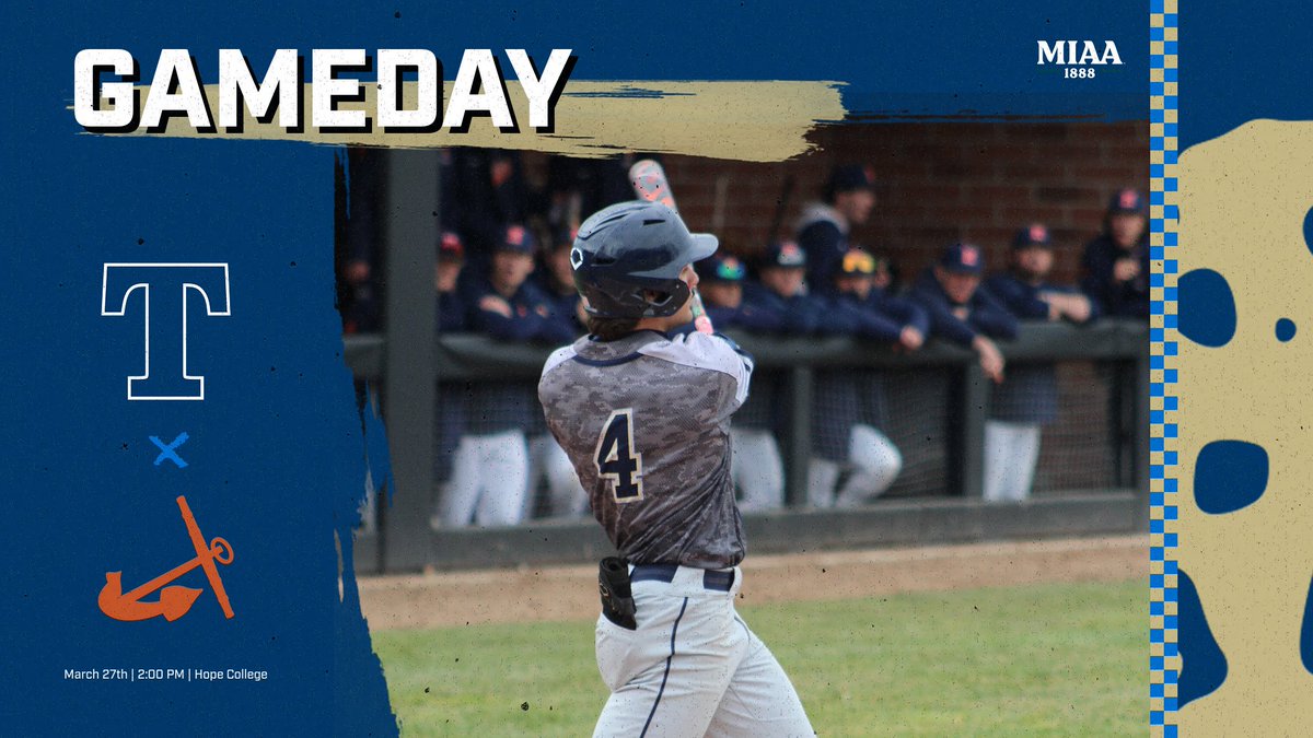Thunder Baseball
Conference Opener
Trine vs Hope DH
2:00 PM at Jannen Field