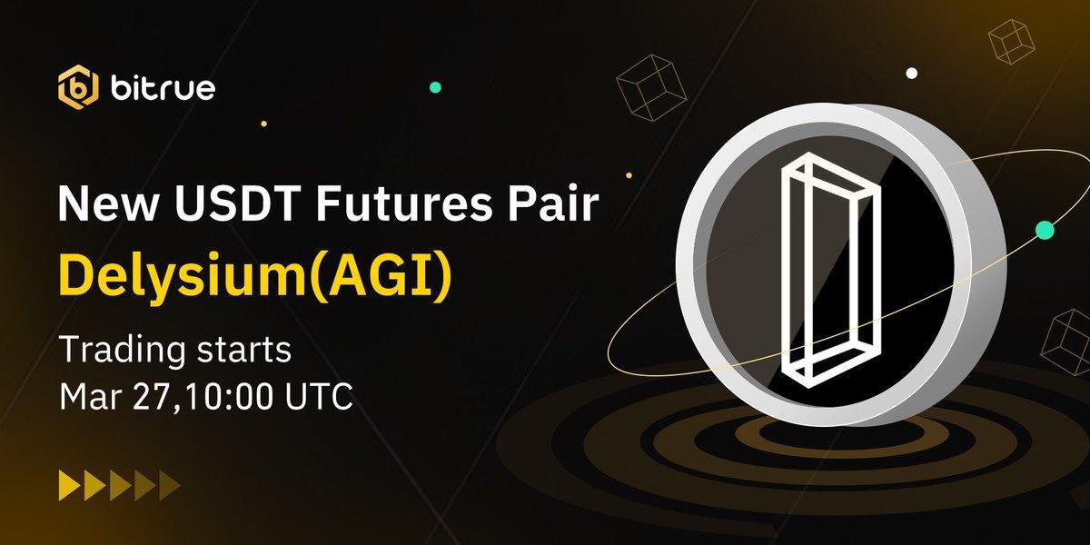 📈 #Bitrue, 새로운 무기한 선물 거래쌍 출시! $AGI 상장!

✅ 최대 25배 레버리지 지원
✅ 거래 시작: 2025년 3월 27일 10:00 UTC

👉 상세 내용 확인하기:

support.bitrue.com/hc/en-001/arti…