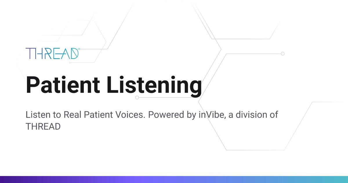 Curious to hear what clinical trial participants have to say about clinical research studies? We appreciate all the insights provided by these patients and updated our THREAD patient listening page to share more of their direct perspectives. Listen here: threadresearch.com/audiograms
