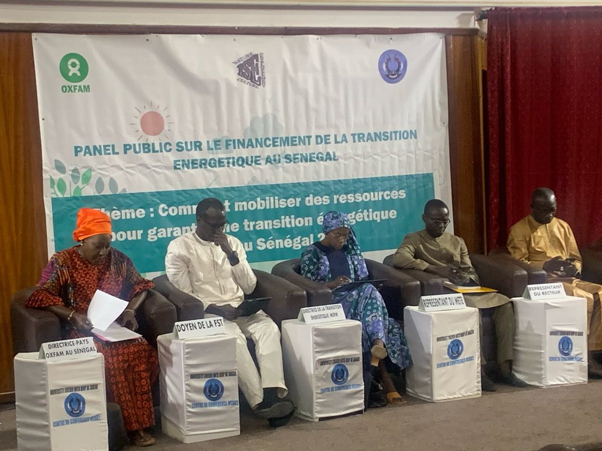 ndellacassis's tweet photo. Professeur Boubacar Fall de @comnacc  « nous pouvons agir ensemble pour une transition énergétique juste et équitable au Sénégal 🇸🇳 » #TransitionEnergétiqueSN @OxfamAuSenegal @terangalab #JETP @350Africa https://t.co/xMiZ2xvWpU