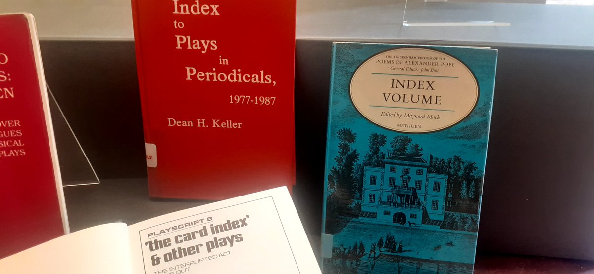 carlosindex's tweet image. Happy National Indexing Day to all indexers, readers, publishers, and everyone! A selection of indexers available from the library collection of The Royal Central School of Speech &amp;amp; Drama #IndexDay @CSSDLondon