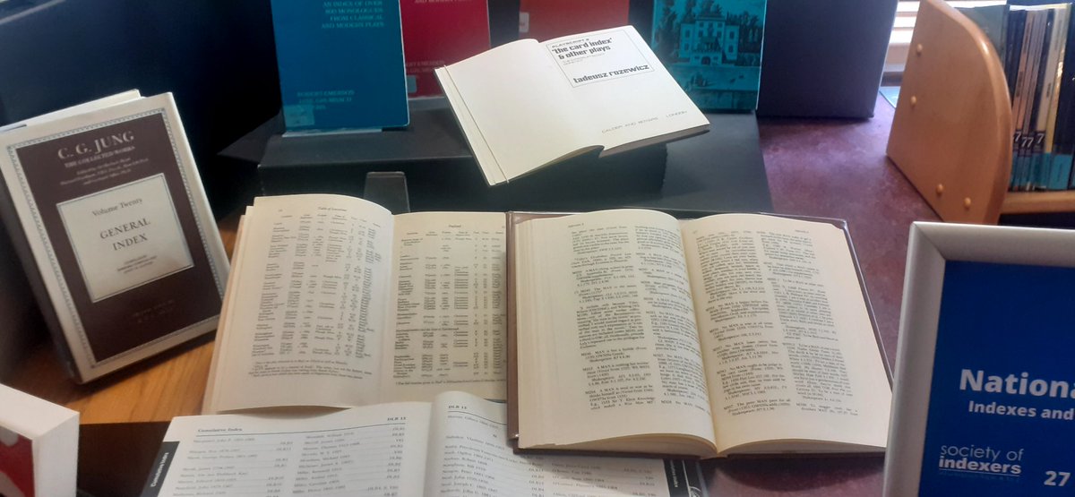 carlosindex's tweet image. Happy National Indexing Day to all indexers, readers, publishers, and everyone! A selection of indexers available from the library collection of The Royal Central School of Speech &amp;amp; Drama #IndexDay @CSSDLondon
