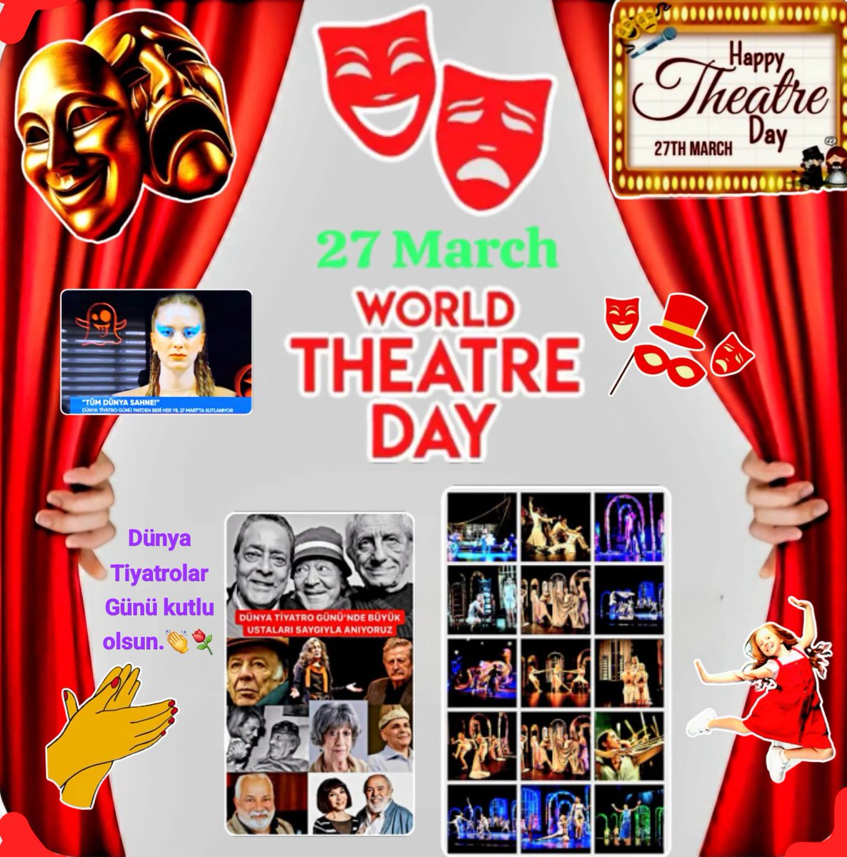 "Theatre is not just a means of having a good time or entertainment. It is a great branch of art that reflects the intellectual level, lifestyle and taste of a nation" Mustafa Kemal ATATÜRK. 1932