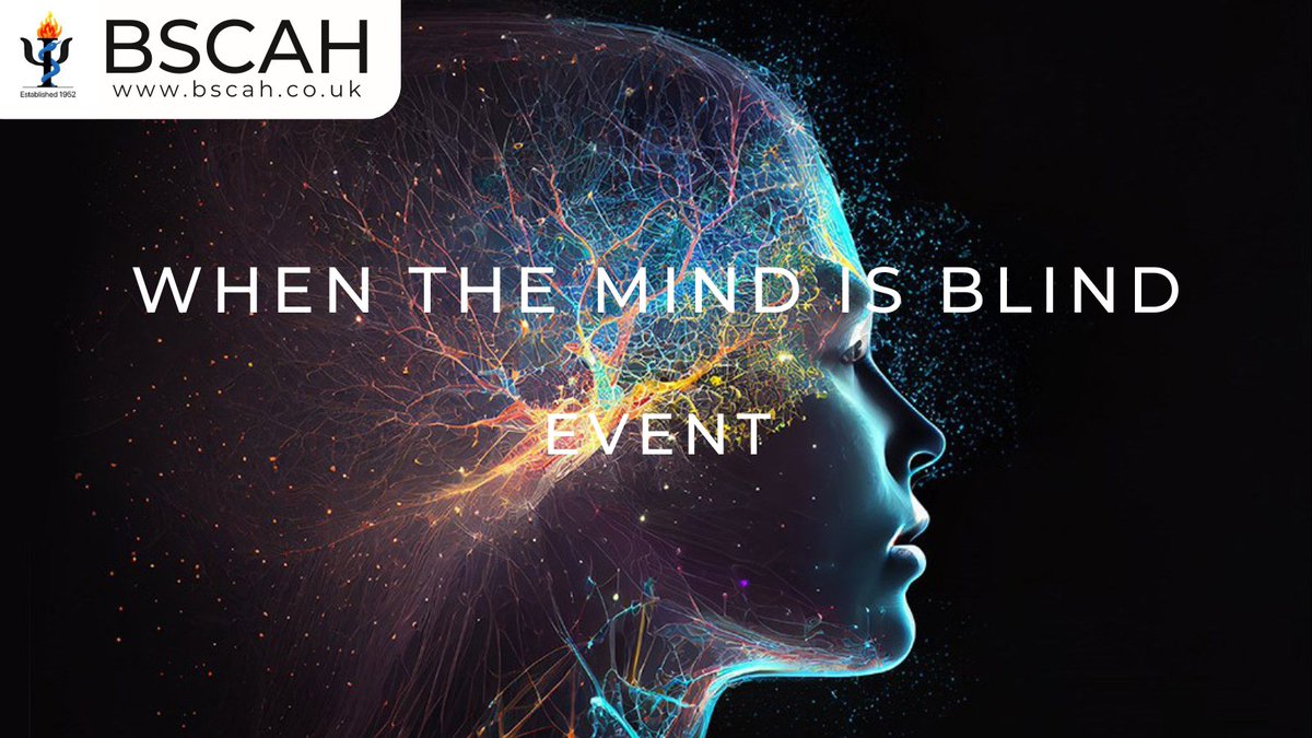 Why not enhance your clinical practice with a deep understanding of Aphantasia – the inability to create mental imagery, and especially to visualise images in the mind’s eye with our new event in May. Tickets are available now bscah.co.uk/events/when-th… #hypnosis