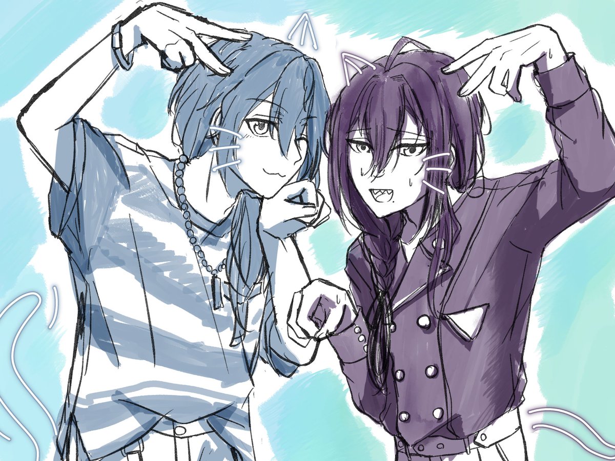 #ニキマヨ創作60分
<a href="/nikkymayo/">🍳ニキマヨドロライ♣</a>

+1.5h
過去お題での参加・時間超過失礼します。
お題「ねこみみ」おかりしました🐱