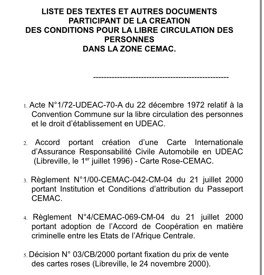 RepCemac237's tweet photo. #CEMAC #integrationregionale #librecirculation https://t.co/AxcQGsbHDv