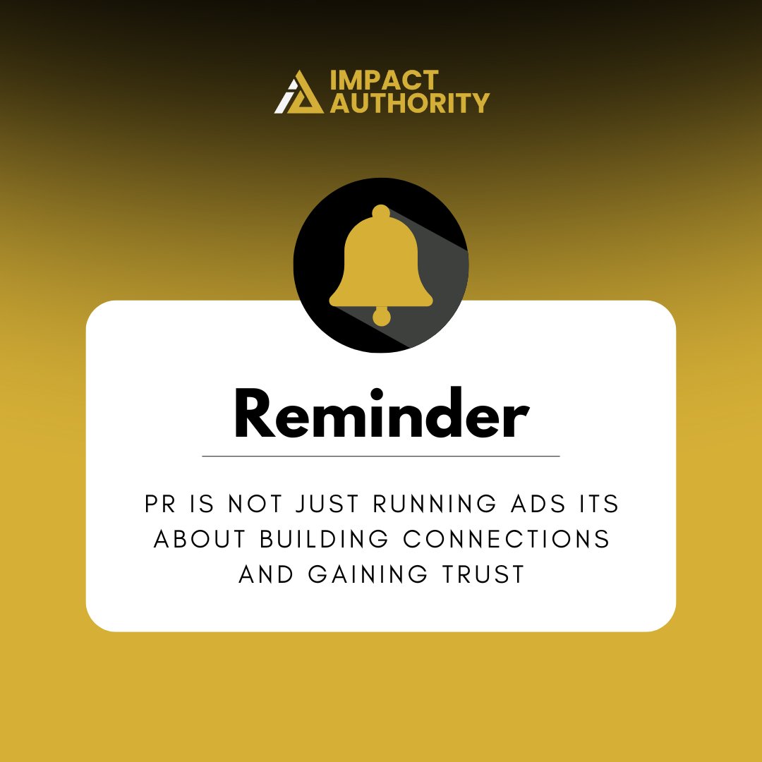 AuthorityImpact's tweet image. The PR process doesn’t have to be complicated! Here’s how you can go from strategy to media coverage in 5 simple steps. Follow these steps to create a PR strategy that delivers results! #impactauthority #PRProcess #PublicRelations #MediaCoverage #PRStrategy #BrandBuilding